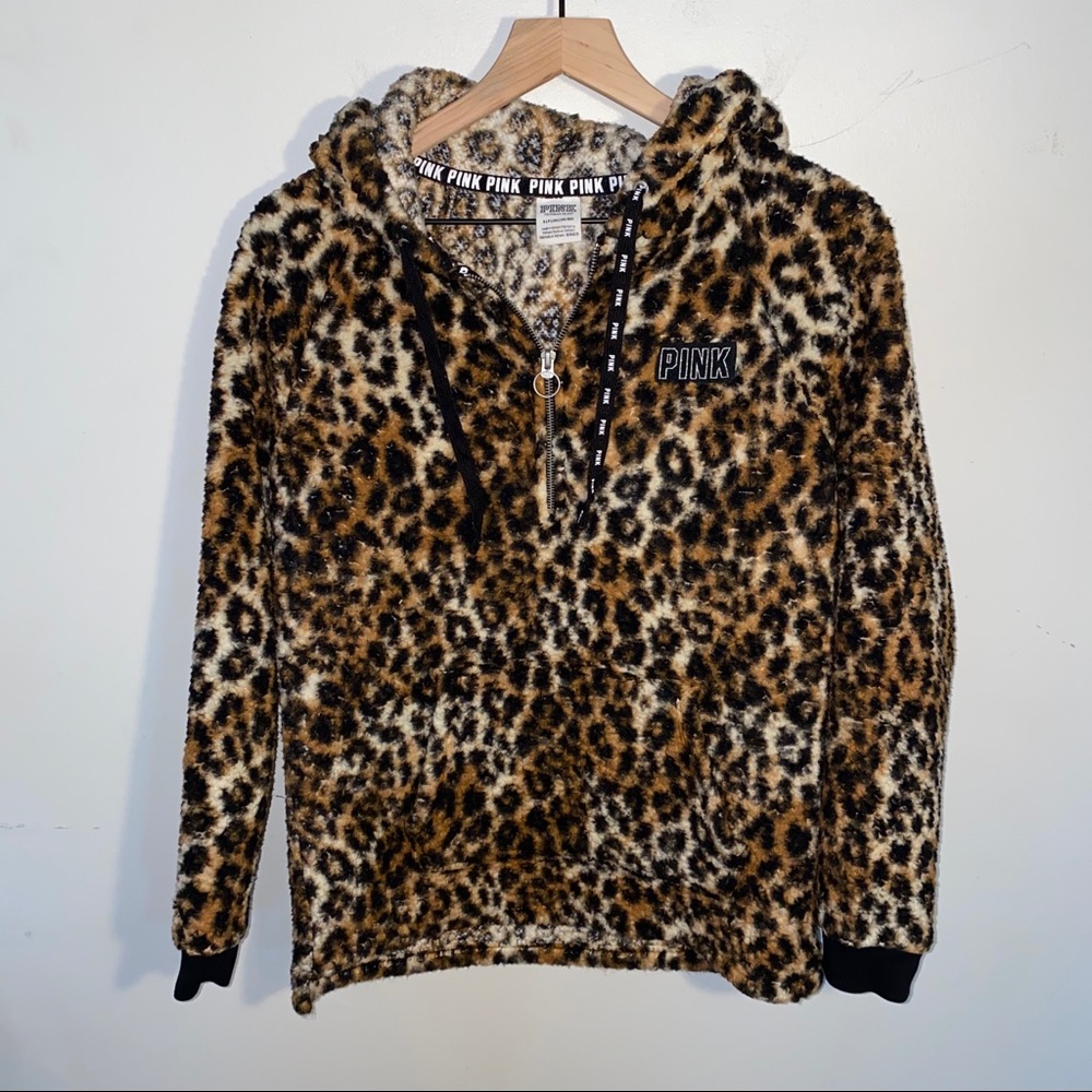 PINK By Victoria’s Secret Leopard Hoodie